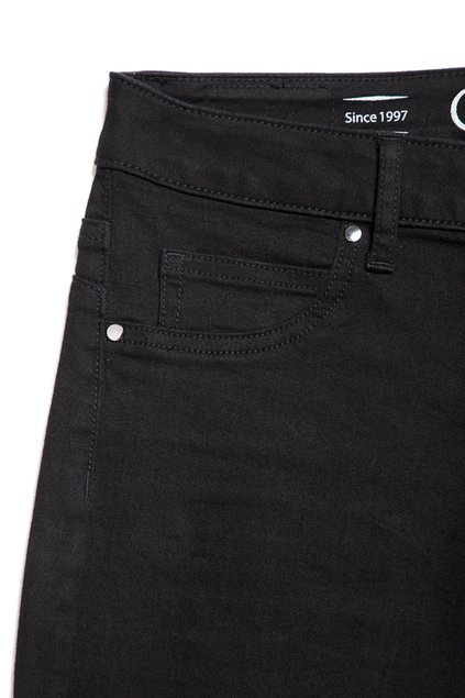Моделирующие черные джинсы Skinny с высокой посадкой Conte Elegant CON-96, Черный, L, 46/164, Черный