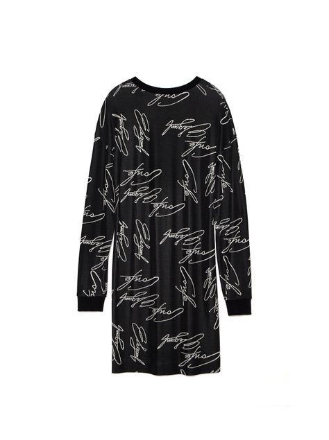Платье с вискозой премиального качества Conte Elegant LPL 1044, black-moon grey, XL, 48/170, Черный