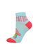 Шкарпетки жіночі Брестські 1146 SPONGEBOB (укорочені), СВ.ЛАЗУРНЫЙ, 36-37, 36, Светло-бирюзовый