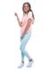 Футболка жіноча з коротким шифоновим рукавом Conte Elegant LD 515, Рожевий, XL, 48/158, Розовый