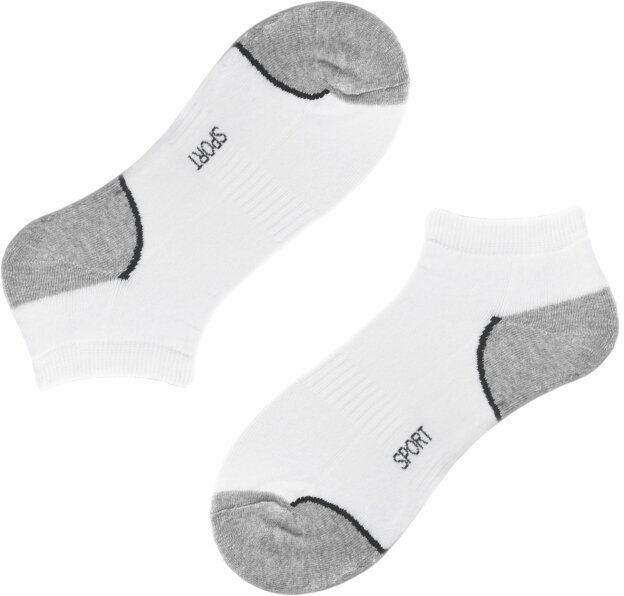 Шкарпетки жіночі Chobot Sneaker Sport 52-91 (2 пари), Білий, 36-39, 36, Белый