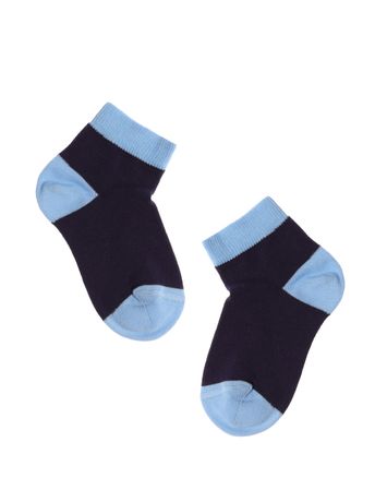 Шкарпетки дитячі ESLI (2 пари), темно-синий-голубой, 12, 18, Комбинированный