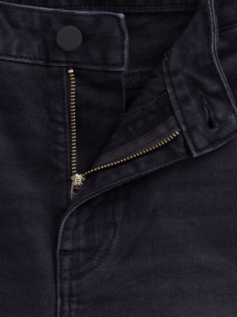 Широкі джинси wide leg з високою посадкою Conte Elegant CON-367, washed black, L, 46/164, Черный