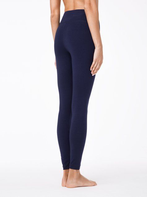 Леггинсы с широким поясом "коррекция живота" COMFORT SHAPING, navy, XS, 40/164, Темно-синий