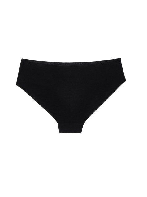 Трусы женские "бикини" Conte Elegant MACRAMER ART LB 775, black, XS, 40, Черный