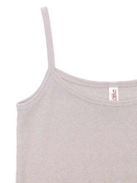 Топ с мерцанием люрекса из вискозы премиального качества Conte Elegant LD 1129, romantic pink, XL, 48/170, Светло-розовый