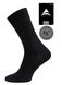 Шкарпетки чоловічі "ALFA" 2062 UNIQUE (з іонами срібла), Черный, 40-42, 40, Черный