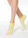 Шкарпетки жіночі Conte Elegant ACTIVE (ультракороткі), Белый-желтый, 36-37, 36, Комбинированный