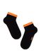 Носки мужские DiWaRi ACTIVE (короткие), черный-оранжевый, 40-41, 40, Комбинированный