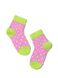 Шкарпетки дитячі Conte Kids TIP-TOP (бавовняні, з малюнками), мальва-Салатовый, 8, 14, Комбинированный