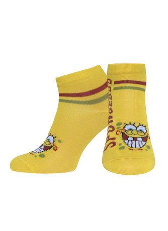 Шкарпетки дитячі "Брестські" 3075 SPONGEBOB, я.желтый, 17-18, 27, Желтый