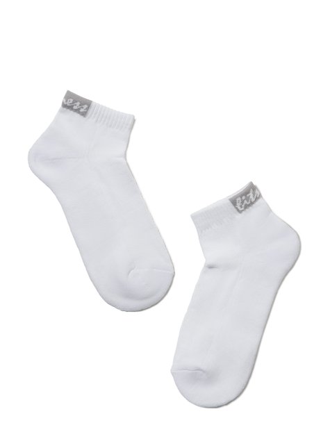 Шкарпетки жіночі Conte Elegant ACTIVE (короткі, махрова стопа), Білий, 36-37, 36, Белый