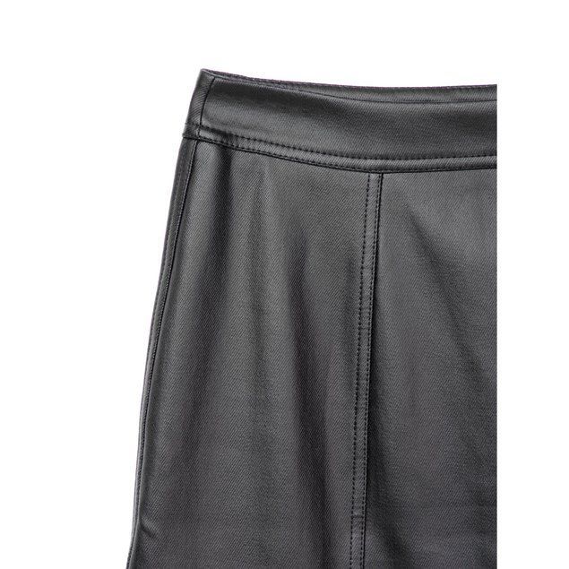 Спідниця А-силуету з напиленням "під шкіру" Conte Elegant LITA, black, M, 44/170, Черный