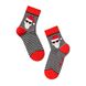 Шкарпетки дитячі Conte Kids NEW YEAR, Темно-сірий, 16-18, 24, Темно-серый