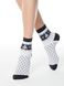 Шкарпетки жіночі бавовняні Conte Elegant COMFORT (махрові), Белый-Темно-серый, 36-37, 36, Комбинированный