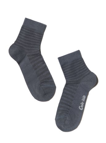Шкарпетки дитячі Conte Kids CLASS (тонкі), Темно-сірий, 16, 24, Темно-серый