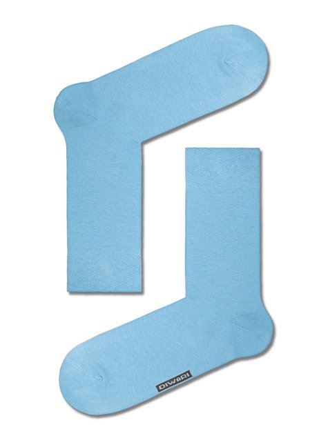 Шкарпетки чоловічі "DIWARI" HAPPY (бавовняні), Блакитний, 42-43, 42, Голубой