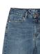 Укороченные джинсы skinny с разрезами и высокой посадкой Conte Elegant CON-346, mid blue, L, 46/164, Синий