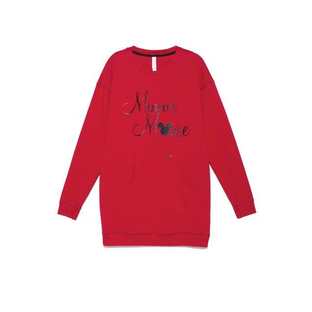 Бавовняна туніка з мерехтливим малюнком Conte Elegant LTH 954 &copy;Disney, risky red, S, 42/170, Красный
