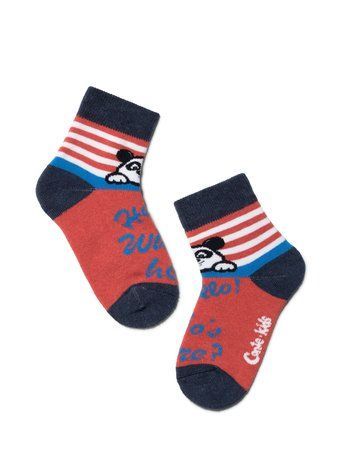 Шкарпетки дитячі Conte Kids SOF-TIKI (махрові), Червоний, 14, 21, Красный