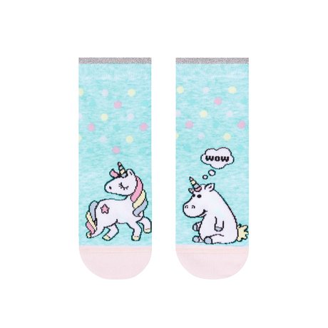 Бавовняні дитячі шкарпетки Conte Kids TIP-TOP (веселі ніжки), бледно-бирюзовый, 20, 30, Светло-розовый