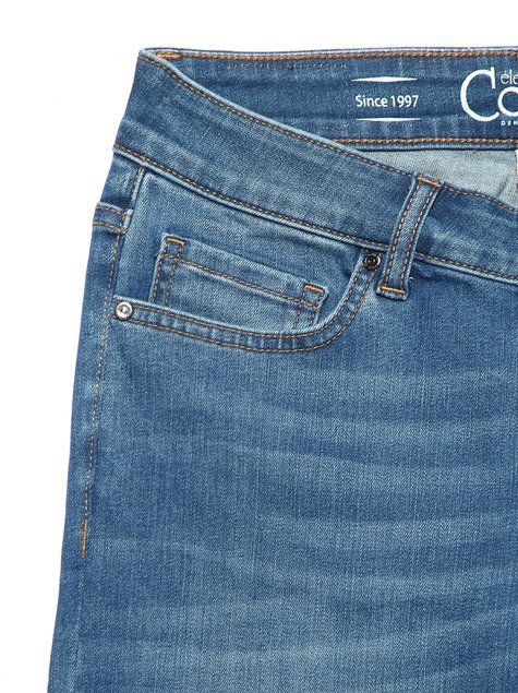 Ультраэластичные eco-friendly straight джинсы со средней посадкой Conte Elegant CON-154 Lycra&reg;, mid stone, XL, 48/164, Светло-синий