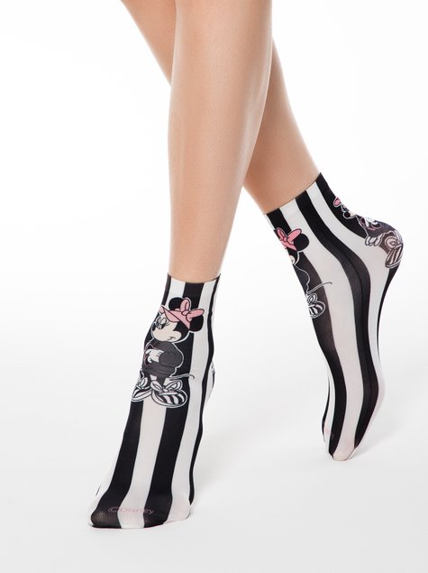 Шкарпетки жіночі Conte Elegant ©Disney 70 den, mix, 36-39, 36, Комбинированный