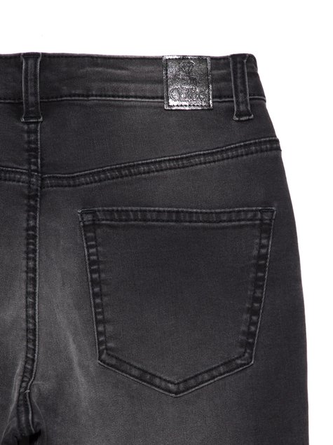 Моделирующие eco-friendly джинсы skinny с высокой посадкой Conte Elegant CON-225 Lycra®, washed black, XS, 40/164, Черный