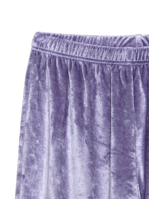 Велюрові штани для будинку Conte Elegant VELVET LOUNGEWEAR LHW 1010, grey-lilac, L, 46/170, Комбинированный
