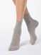 Шкарпетки жіночі віскозні Levante L0225S (ангора), grey-beige, 36-37, 36, Комбинированный