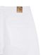 Укороченные джинсовые брюки с высокой посадкой и необработанным краем Conte Elegant CON-243, white, XS, 40/164, Белый