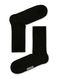 Подовжені бавовняні чоловічі шкарпетки DiWaRi ACTIVE, Черный, 40-41, 40, Черный