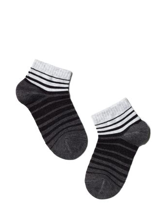 Шкарпетки дитячі Conte Kids ACTIVE (короткі), Темно-сірий, 12, 18, Темно-серый