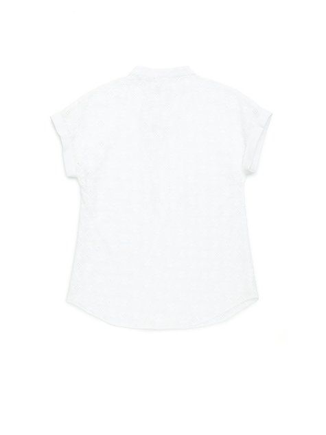 Блуза з вишивкою рішельє з бавовни преміальної якості Conte Elegant LBL 1090, white, XS, 40/170, Белый