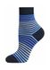 Шкарпетки жіночі "Брестські" 1100 CLASSIC (середньої довжини), Черный-Синий, 36-37, 36, Комбинированный