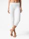 Моделюючі бриджі з однотонного трикотажного полотна "джинс" Conte Elegant TINA, white, L, 46/164, Белый