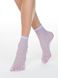 Тонкие женские носки Conte Elegant FANTASY (с ажурным рисунком), violet, 36-39, 36, Фиолетовый