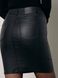 Джинсовая юбка прямого силуэта с напылением «под кожу» Conte Elegant CON-388, black, L, 46/170, Черный