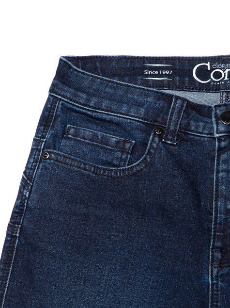 Моделирующие джинсы skinny с высокой посадкой Conte Elegant CON-273, washed indigo, XS, 40/164, Светло-голубой