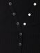 Боді в рубчик з застібкою на декоративних кнопках Conte Elegant LBD 1135, black, XS, 40/170, Черный