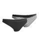 Трусы женские "стринг" ESLI EUW014 (2 шт), black, M, 44, Черный