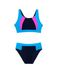 Спортивный купальник для девочек ESLI SPORTY CHIC, синий, 134-140, 134см, Синий