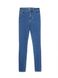 Моделюючі eco-friendly джинси skinny c супервисокою посадкою Conte Elegant CON-174 Lycra, authentic blue, L, 46/164, Синий
