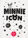 Бавовняна футболка з малюнком «Minni icon» за ліцензією ©Disney Conte Elegant LD 2004, snow white, XS, 40/170, Білосніжний