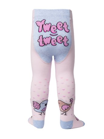 Колготки детские Conte Kids TIP-TOP (Веселые ножки), Светло-розовый, 62-74, 62см, Светло-розовый