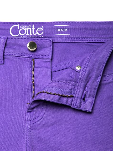 Моделирующие джинсы Conte Elegant Soft Touch CON-38V, royal violet, L, 46/164, Фиолетовый