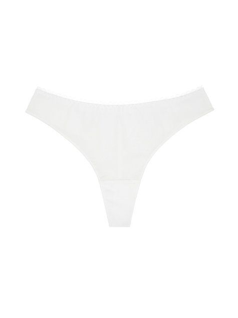 Трусы женские "бразилиана" Conte Elegant DELICATE LBR 769, Белый, XS, 40, Белый