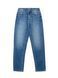 Eco-friendly джинси з високою посадкою Conte Elegant Mom Fit CON-187, mid blue, XS, 40/170, Синий