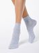 Шкарпетки жіночі віскозні з бортом Conte Elegant COMFORT (меланж), бледно-фиолетовый, 36-37, 36, Светло-фиолетовый