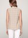 Блузка в горошок з преміальної віскози Conte Elegant LBL 1173, beige-multi, S, 42/170, Бежевый